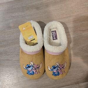 NWT Stitch Slippers Girls Size 3